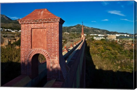 Framed 19th Century Eagle Aqueduct, Spain Print