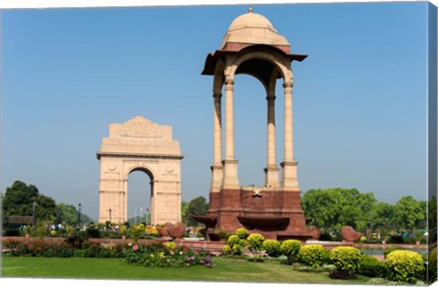 Framed View of the India Gate, New Delhi, India Print