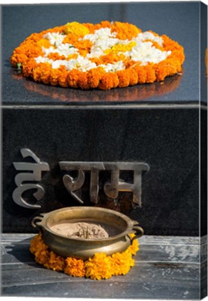 Framed Gandhi Tomb, Raj Ghat, New Delhi, India Print