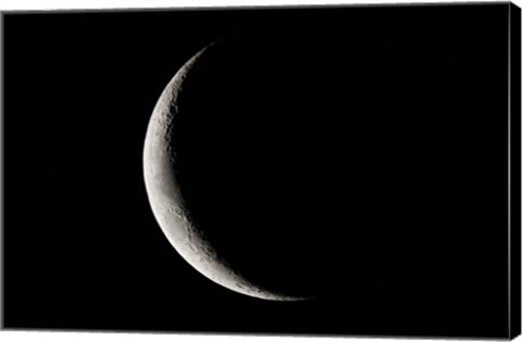 Framed Crescent Moon, Namibia Print