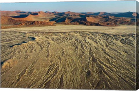 Framed Sossusvlei, Namib Desert, Namib-Naukluft National Park Print