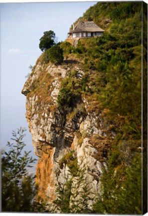 Framed Cottage on a Cliff, Usambara Mountains, Tanzania Print