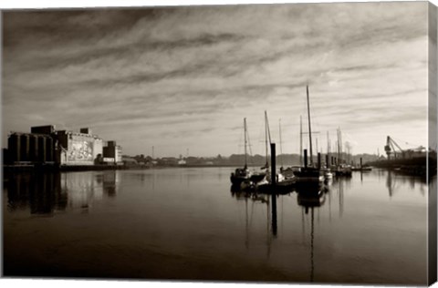 Framed Early Morning River Suir, Waterford City, Ireland Print