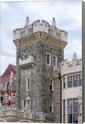 Framed Tower on Casa Loma Castle, Toronto, Ontario, Canada Print