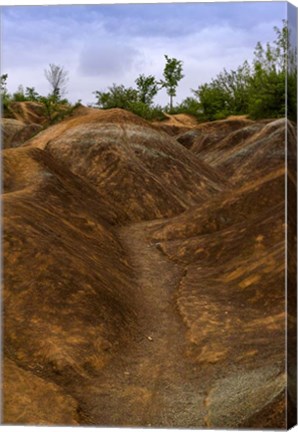 Framed Cheltenham Badlands in Caledon, Ontario, Canada Print