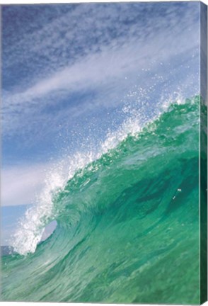 Framed Splashing Wave Print