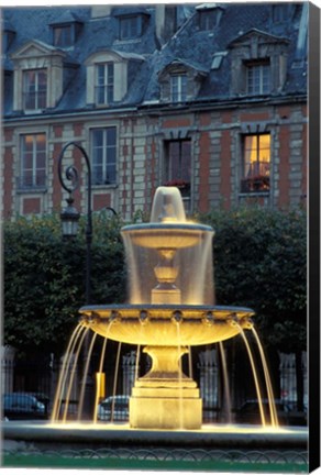 Framed Place Des Vosges, Paris, France Print