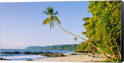 Framed Montezuma Beach, Nicoya Peninsula, Costa Rica Print