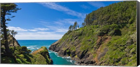 Framed Heceta Head Lighthouse Print