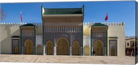 Framed Dar-el-Makhzen, Fes, Morocco Print