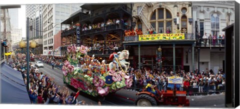 Framed Mardi Gras Festival, New Orleans, Louisiana Print