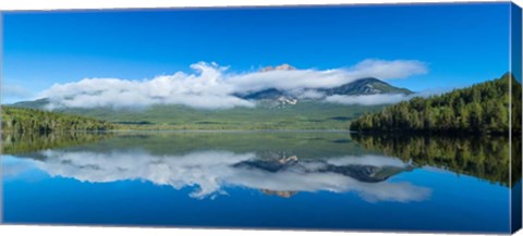 Framed Pyramid Mountain at Jasper National Park, Alberta, Canada Print