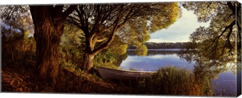 Framed Vuoksi River, Imatra, Finland Print