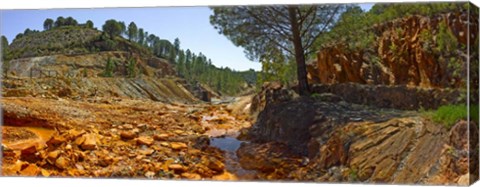 Framed Rio Tinto Mines, Huelva Province, Andalusia, Spain Print