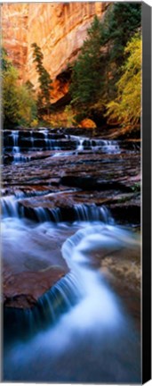 Framed North Creek, Zion National Park, Utah Print