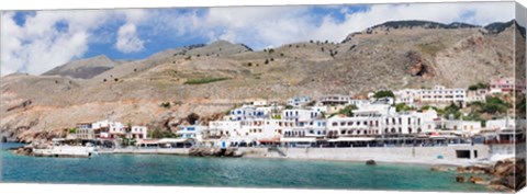 Framed View of the Hora Sfakion, Crete, Greece Print