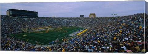 Framed Notre Dame Stadium, South Bend, Indiana Print