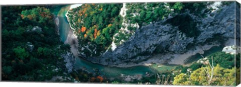 Framed Verdon Gorge, Balcons De La Mescla, France Print