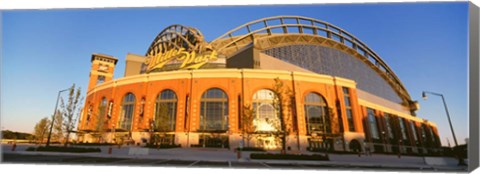 Framed Miller Park, Milwaukee, WI Print