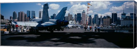 Framed Intrepid Sea Air Space Museum, USS Intrepid, NYC Print