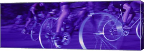 Framed Bicycle Race Print