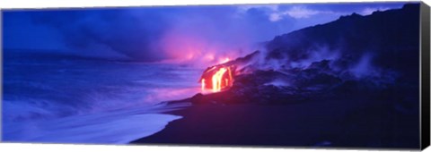 Framed Kilauea Volcano, Hawaii Print