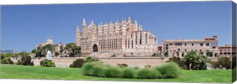 Framed Palma Cathedral (La Seu) and Almudaina Palace, Spain Print