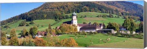 Framed St. Trudpert&#39;s Abbey, Black Forest, Baden-Wurttemberg, Germany Print