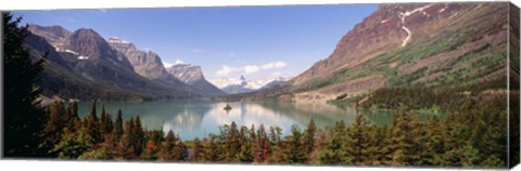 Framed Saint Mary Lake, Montana Print