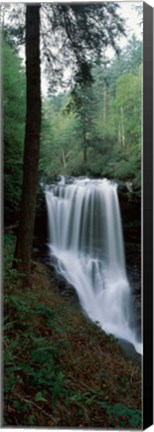 Framed Dry Falls, Nantahala National Forest, Macon County, North Carolina Print