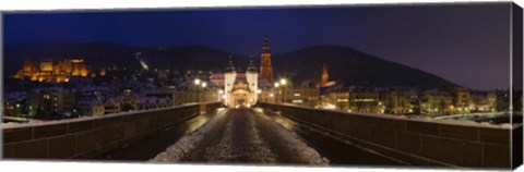 Framed Karl Theodor Bridge, Baden-Wurttemberg, Germany Print