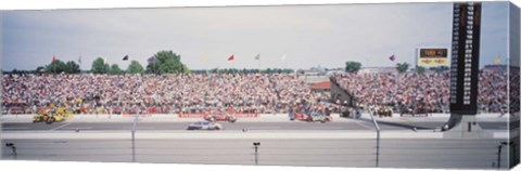 Framed Racecars, Indianapolis, Indiana Print