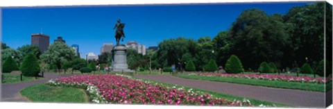 Framed Paul Revere Statue, Boston Public Garden, Massachusetts Print