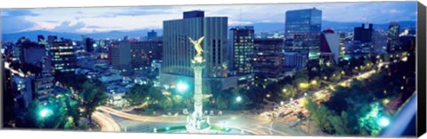 Framed Mexico City, El Angel Monument Print