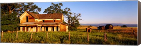 Framed Farmhouse, Oregon Print