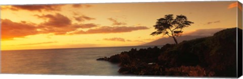 Framed Wailea Point, Maui, Hawaii Print