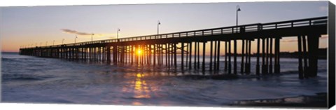 Framed Ventura Pier at Sunset Print