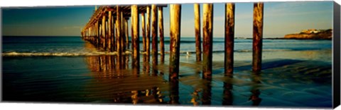 Framed Cayucos Pier, Cayucos, California Print