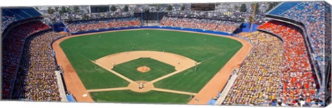 Framed Dodger Stadium, California Print