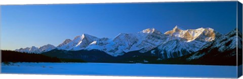 Framed Kananaskis Lake at Sunrise, Alberta, Canada Print