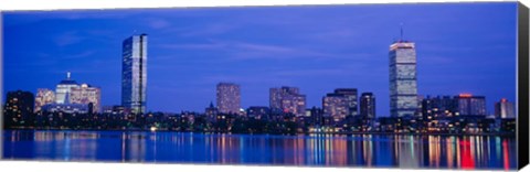 Framed Skyline, Boston, Massachusetts Print