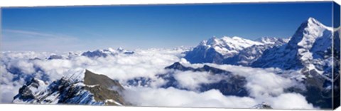 Framed Swiss Alps, Switzerland (close-up) Print