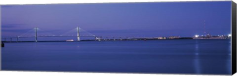 Framed Arthur Ravenel Jr. Bridge, Cooper River, Charleston, South Carolina Print