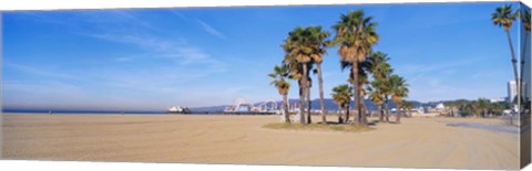 Framed Santa Monica Beach, CA Print