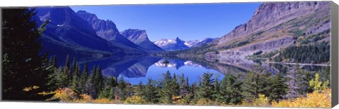 Framed Glacier National Park, MT Print