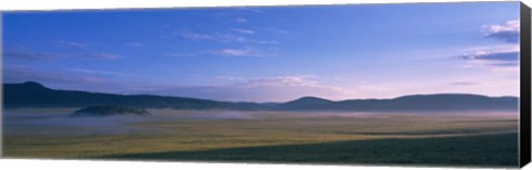 Framed Valle Grande, Valles Caldera National Preserve, New Mexico Print