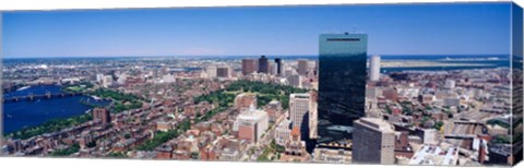 Framed Boston Buildings Print