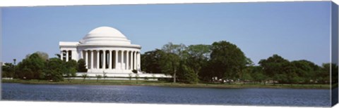 Framed Jefferson Memorial, Washington DC (pano) Print