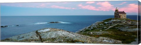 Framed Rose Blanche Lighthouse , Canada Print