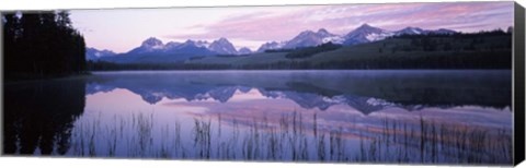 Framed Little Redfish Lake, Sawtooth National Recreation Area, Custer County, Idaho Print